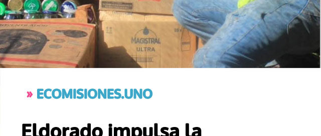 Eldorado impulsa la reutilización de vidrio para reducir emisiones de CO2