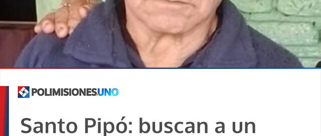 Santo Pipó: buscan a un hombre de 82 años que se ausentó de su domicilio